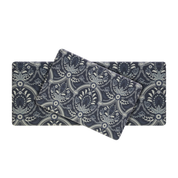 Laura Ashley AntiFatigue NonSkid Kitchen Mat & Reviews Wayfair